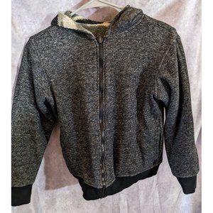 Reversible Grey Camo Zip Up Hoodie